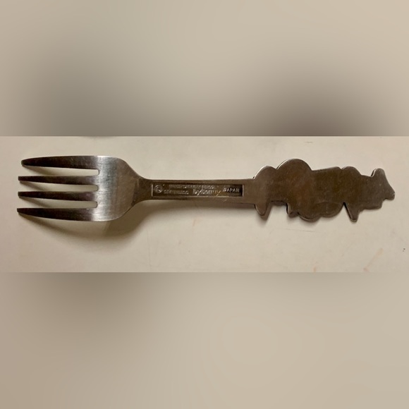 Vintage Officially Licensed Walt Disney by Bonny Stainless Donald Duck Kids Fork - Picture 7 of 10
